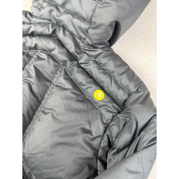 Marmot Boys Large Gray 700 Fill Down Puffer Jacket Hooded Full Zip C97420 - Picture 12 of 13